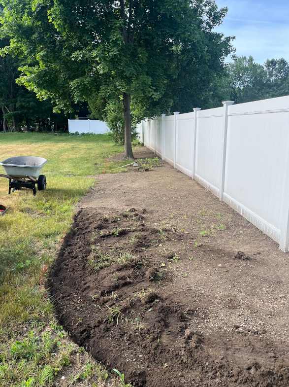 Mulch bed step 3