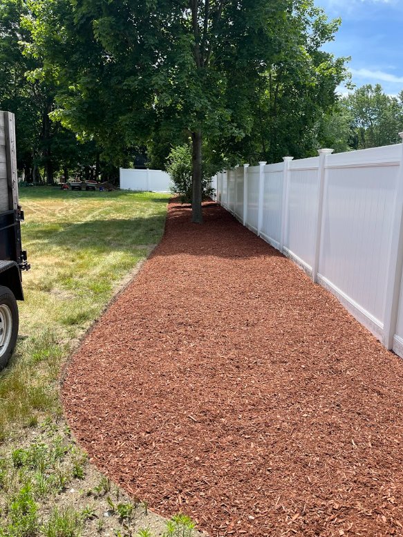 Mulch bed step 4